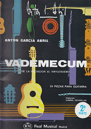 Vademecum 2, 24 piezas Guitarra. García Antón. BOLAMAR EDICIONES S.A..
