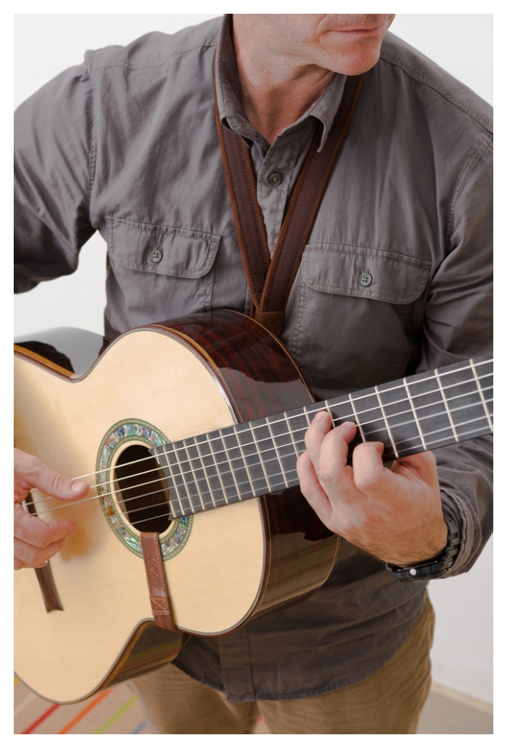 Tierras altas Fuera de Cambiable Bandolera Guitarra Eléctrica RIGHTON Hook Negra | Musikarte Instrumentos