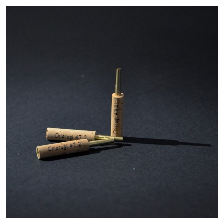Tudel de latón para cañas de oboe CHIARUGI 47 mm Nº 5 